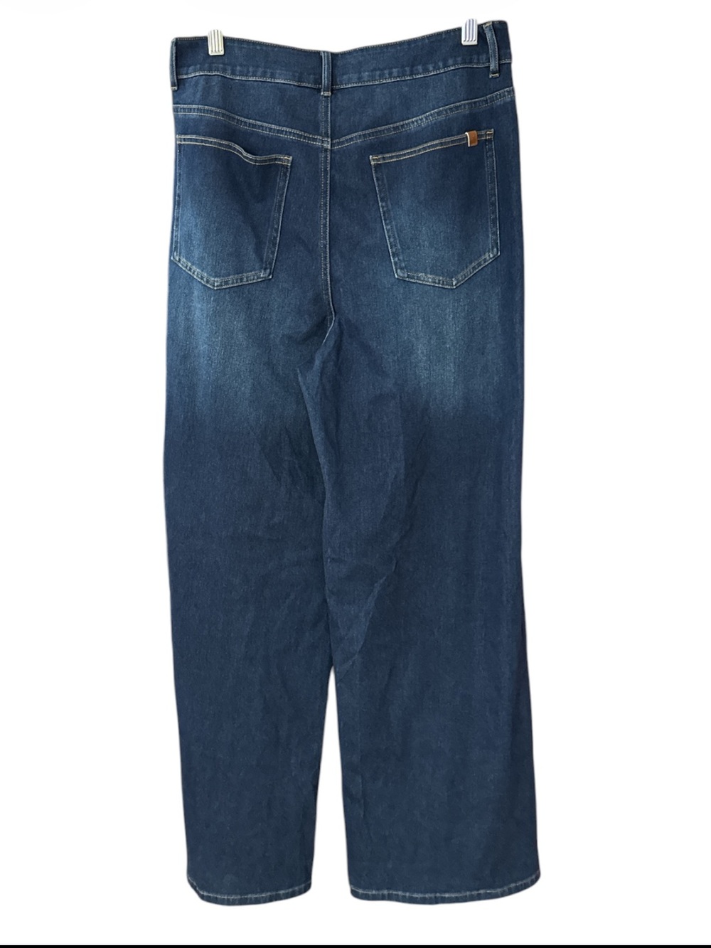 Halara Flex™ Asymmetric High Waisted Washed Casual Baggy Jeans /Pockets large - Picture 3 of 8